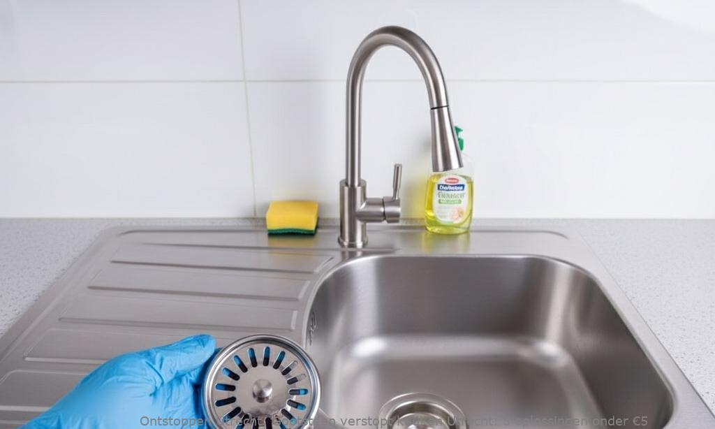 Gootsteen verstopt keuken Utrecht: 5 oplossingen onder €5