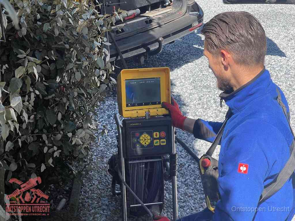 Rioolinspectie met camera in Utrecht