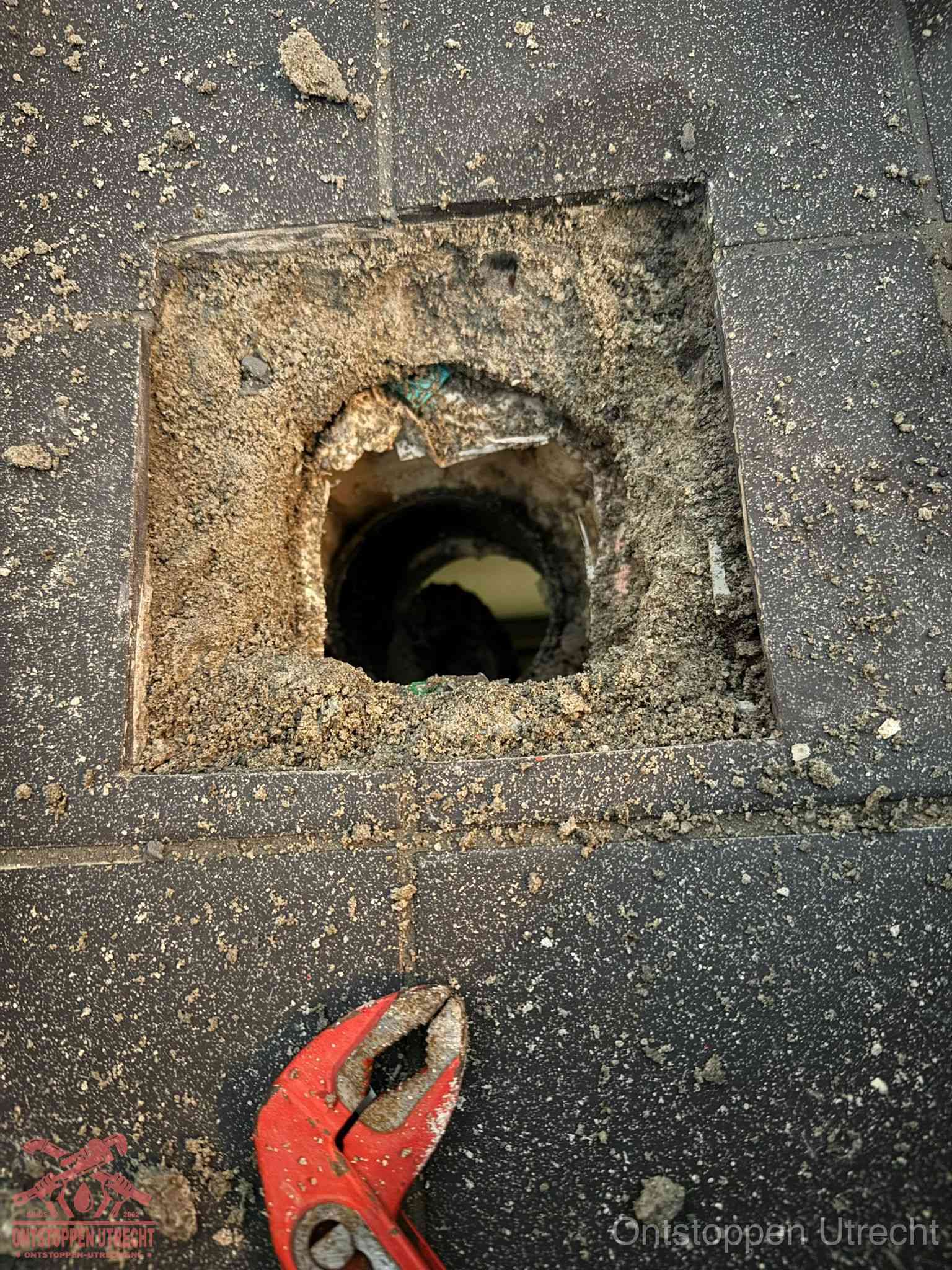 Rioolputje erfgrens eigendom in Utrecht
